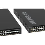 Netgear M4350-12X12F Administreret L3 10G Ethernet (100/1000/10000) 1U Sort, Switch Administreret, L3, 10G Ethernet (100/1000/10000), Fuld duplex, Stativ-montering, 1U