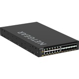 Netgear XSM4324 Administreret L3 10G Ethernet (100/1000/10000) 1U Sort, Switch Administreret, L3, 10G Ethernet (100/1000/10000), Fuld duplex, Stativ-montering, 1U