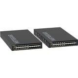 Netgear XSM4324 Administreret L3 10G Ethernet (100/1000/10000) 1U Sort, Switch Administreret, L3, 10G Ethernet (100/1000/10000), Fuld duplex, Stativ-montering, 1U