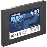 Patriot Burst Elite 2.5" 480 GB Serial ATA III, Solid state-drev Sort, 480 GB, 2.5", 450 MB/s, 6 Gbit/sek.