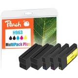 Peach PI300-999 blækpatron 5 stk Kompatibel Standard udbytte Sort, Blå, Magenta, Gul Standard udbytte, 30 ml, 14 ml, 880 Sider, 5 stk, Multipakke