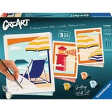 Ravensburger CreArt Gallery Wall Set - At the Beach, Maling 