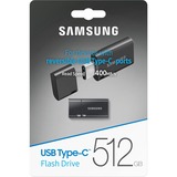 Samsung MUF-512DA USB-nøgle 512 GB USB Type-C 3.2 Gen 1 (3.1 Gen 1) Grå, USB-stik grå, 512 GB, USB Type-C, 3.2 Gen 1 (3.1 Gen 1), 400 MB/s, Hætte, Grå
