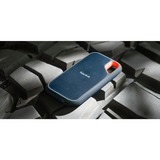 SanDisk Extreme Portable 1000 GB Sort, Solid state-drev Sort/Orange, 1000 GB, USB Type-C, 3.2 Gen 2 (3.1 Gen 2), 1050 MB/s, Beskyttelse af adgangskode, Sort