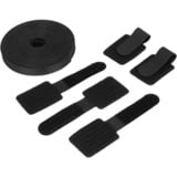Sharkoon 4044951044078, Kabelstyring Sort