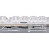 Sharkoon Crystal Shark, Gaming-tastatur Hvid, DE-layout, KTT