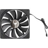 Sharkoon Kabinetsblæser SF1425P 140x140mm, Sag fan Sort, Bulk