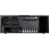 SilverStone GD10 HTPC Sort, HTPC sag Sort, HTPC, PC, Sort, ATX, CEB, uATX, Aluminium, Plast, Stål, Side