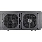 SilverStone GD10 HTPC Sort, HTPC sag Sort, HTPC, PC, Sort, ATX, CEB, uATX, Aluminium, Plast, Stål, Side