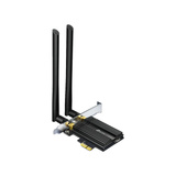 TP-Link Archer TX50E WLAN / Bluetooth 2402 Mbit/s, Wi-Fi-adapter Trådløs, PCI Express, WLAN / Bluetooth, Wi-Fi 6 (802.11ax), 2402 Mbit/s, Sort, Metallic