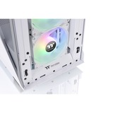 Thermaltake Divider 300 TG Snow Midi Tower Hvid, Towerkabinet Hvid, Midi Tower, PC, Hvid, ATX, micro ATX, Mini-ITX, SPCC, Flere