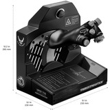 Thrustmaster VIPER TQS Sort USB Flysimulator Analog/digital PC, Schubregler Sort, Flysimulator, PC, Analog/digital, Ledningsført, USB, Sort