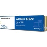 WD WD Blue SN570 M.2 500 GB PCI Express 3.0 NVMe, Solid state-drev Blå/Hvid, 500 GB, M.2, 3500 MB/s