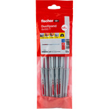 fischer Langskaftet rawlplug DuoXpand 8x100 T, Dyvel Lys grå/Rød
