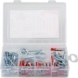 fischer Profi-Box DuoPower + krog, Dyvel Lys grå/Rød