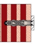 fischer Universalpløk UX 5x30 R, Dyvel Lys grå