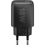 goobay USB-A QC hurtigoplader (18 W) Sort
