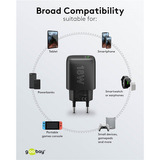 goobay USB-A QC hurtigoplader (18 W) Sort
