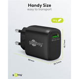 goobay USB-A QC hurtigoplader (18 W) Sort