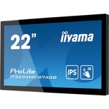 iiyama ProLite TF2234MC-B7AGB computerskærm 54,6 cm (21.5") 1920 x 1080 pixel Fuld HD LED Berøringsskærm Multibruger Sort, Offentlig visning Sort, 54,6 cm (21.5"), 1920 x 1080 pixel, Fuld HD, LED, 8 ms, Sort