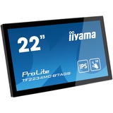 iiyama ProLite TF2234MC-B7AGB computerskærm 54,6 cm (21.5") 1920 x 1080 pixel Fuld HD LED Berøringsskærm Multibruger Sort, Offentlig visning Sort, 54,6 cm (21.5"), 1920 x 1080 pixel, Fuld HD, LED, 8 ms, Sort