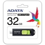 ADATA UC300 32 GB, USB-stik Sort/Grøn