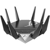 ASUS GT-AXE11000 trådløs router Gigabit Ethernet Tri-band (2,4 GHz/5 GHz/6 GHz) Sort Wi-Fi 6 (802.11ax), Tri-band (2,4 GHz/5 GHz/6 GHz), Ethernet LAN, Sort, Bordplade router
