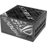 ASUS ROG -STRIX-1200P-GAMING enhed til strømforsyning 1200 W 20+4 pin ATX ATX Sort, PC strømforsyning 1200 W, 100 - 240 V, Aktiv, 130 W, 1200 W, 130 W