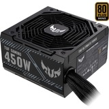 ASUS TUF-GAMING-450B enhed til strømforsyning 450 W 20+4 pin ATX ATX Sort, PC strømforsyning Sort, 450 W, 100 - 240 V, 20 A, 37,4 A, 20 A, 0,8 A