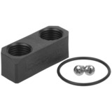 Alphacool 11091 Computerkølesystem, dele og tilbehør Fittings, Køleplade Sort, Fittings, Sort, 15,2 mm, 40,1 mm, 13 mm, 7 g