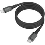 Ansmann Silikonekabel USB-C til USB-C Sort