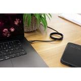 Ansmann Silikonekabel USB-C til USB-C Sort