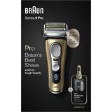 Braun Series 9 9469cc Wet&Dry Folie shaver Trimmer Sort, Guld Guld/Sølv, Folie shaver, Knapper, Sort, Guld, Opladning, Batteri, Lithium-Ion (Li-Ion)