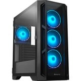 Chieftec GA-01B-TG-OP, Towerkabinet Sort