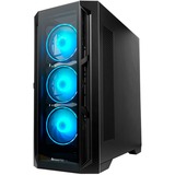 Chieftec GA-01B-TG-OP, Towerkabinet Sort