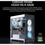 Corsair FRAME 4500X RS ARGB, Towerkabinet Hvid