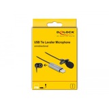 DeLOCK 66638, Mikrofon Sort