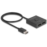 DeLOCK DisplayPort-switch 2 > 1 tovej 8K, DisplayPort switch Sort