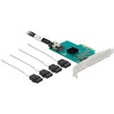 DeLOCK PCI Express-kort med 4 x SATA 6 Gb/s RAID og HyperDuo, Interface card 