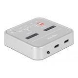 DeLOCK USB 3.0 Docking- og klonstation M.2 NVMe/M.2 SATA/SD, Docking station 