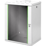 Digitus SoHo Line 16U 19" Wall Mounting Cabinet Vægmonteret stativ Grå, IT kabinet Lys grå, Vægmonteret stativ, 16U, 100 kg, 30 kg, Grå