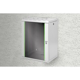 Digitus SoHo Line 16U 19" Wall Mounting Cabinet Vægmonteret stativ Grå, IT kabinet Lys grå, Vægmonteret stativ, 16U, 100 kg, 30 kg, Grå