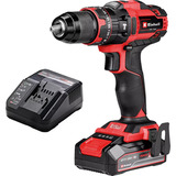 EINHELL Power X-Change batteridrevet slagboremaskine TE-CD 18/44 Li-i, 18 Volt, Slagborer skruemaskine Sort/Rød