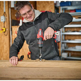 EINHELL Power X-Change batteridrevet slagboremaskine TE-CD 18/44 Li-i, 18 Volt, Slagborer skruemaskine Sort/Rød