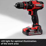 EINHELL TE-CD 18/44 Li-i, 4514287, Slagborer skruemaskine Sort/Rød