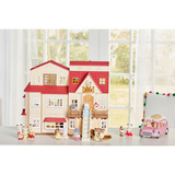 EPOCH Sylvanian Families - Byhus med loftsværelse, Bygge legetøj 