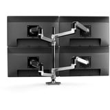 Ergotron LX Series LX Dual Stacking Arm Tall Pole 101,6 cm (40") Aluminium Skrivebord, Skærmbeslag aluminium, Klemme, 20 kg, 101,6 cm (40"), 100 x 100 mm, Højdejustering, Aluminium