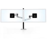 Ergotron LX Series LX Dual Stacking Arm Tall Pole 101,6 cm (40") Aluminium Skrivebord, Skærmbeslag aluminium, Klemme, 20 kg, 101,6 cm (40"), 100 x 100 mm, Højdejustering, Aluminium