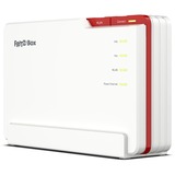 FRITZ! 5690 Pro Trådløse Routere, Glasfaser-Router Box 5690 Pro, Wi-Fi 7 (802.11be), Tri-band (2,4 GHz / 5 GHz / 5 GHz), Ethernet LAN, Hvid, Bordplade router