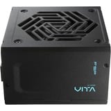 FSP Vita enhed til strømforsyning 650 W 20+4 pin ATX ATX Sort, PC strømforsyning 650 W, 100 - 240 V, 50/60 Hz, 8-4 A, Aktiv, 100 W